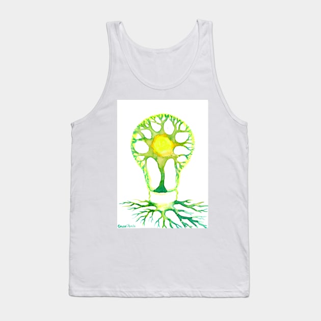 Smart green energy Tank Top by CORinAZONe